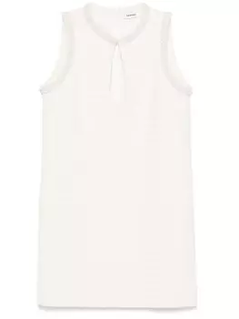 Платье мини с искусственным жемчугом SANDRO, белый