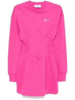 Платье мини с корсетом Chiara Ferragni, розовый