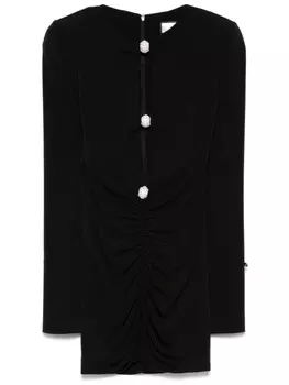 Платье мини с кристаллами NISSA, черный