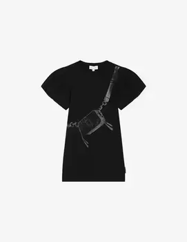 Платье мини с круглым вырезом The Marc Jacobs, черный