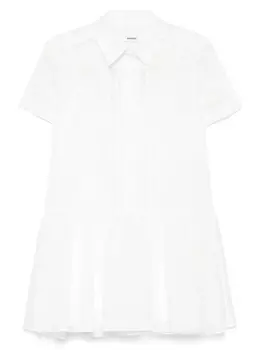 Платье мини с кружевом SANDRO, белый