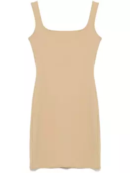 Платье мини с квадратным вырезом ENTIRE STUDIOS, нейтральный