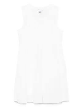 Платье мини с люверсами DKNY, белый