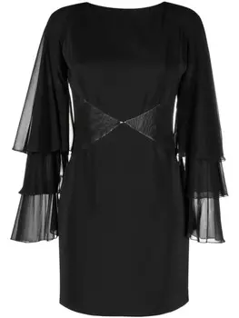 Платье мини с открытой спиной Roberto Cavalli, черный
