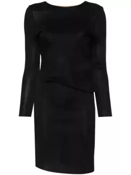 Платье мини с открытой спиной TOM FORD, черный