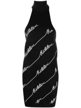 Платье мини с пайетками ROTATE BIRGER CHRISTENSEN, черный