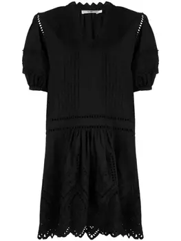 Платье мини с перфорацией b+ab, черный