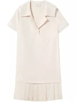 Платье мини с перфорацией Claudie Pierlot, нейтральный