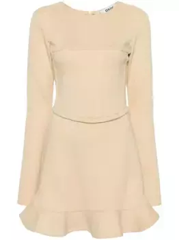 Платье мини с плиссировкой PNK, нейтральный