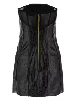Платье мини с принтом Elisabetta Franchi, черный