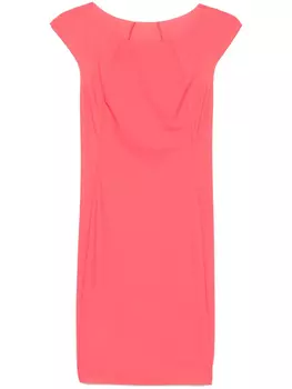 Платье мини с рукавами кап Patrizia Pepe, розовый