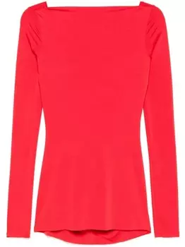 Платье мини с воротником-хомутом из коллаборации с Rue Ra Atu Body Couture, красный