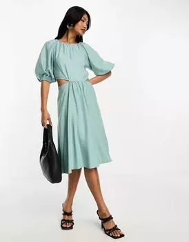 Платье мини с вырезами и сборками Closet London