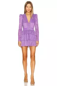 Платье мини Sabina Musayev X Revolve Carry, фиолетовый