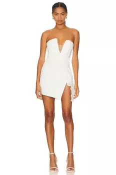 Платье мини SAU LEE Fleur, белый