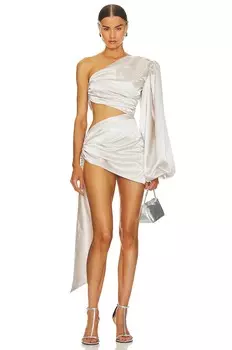 Платье мини SELMACILEK One Shoulder, цвет Light Beige