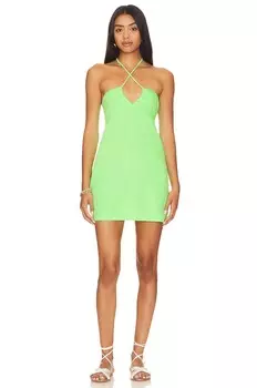 Платье мини Show Me Your Mumu x REVOLVE Outgoing, зеленый