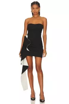 Платье мини SIMKHAI Adina Bustier, цвет Black Multi