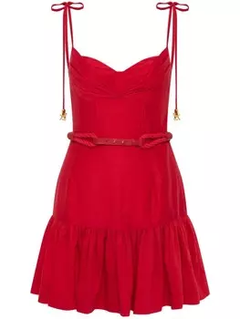 Платье мини Simona Rebecca Vallance, красный