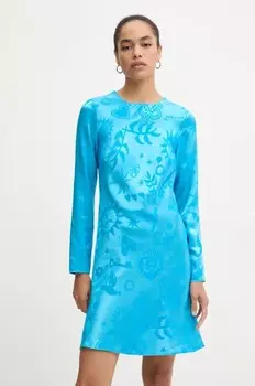 Платье мини сохо Never Fully Dressed, синий