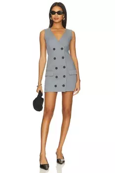 Платье мини Song of Style Clemence, цвет Dove Blue