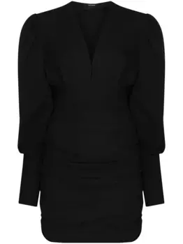 Платье мини Stella со сборками ISABEL MARANT, черный