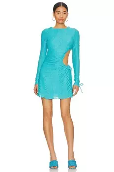 Платье мини superdown Filippa Ruched, синий