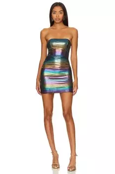 Платье мини superdown Lucy, цвет Oil Slick