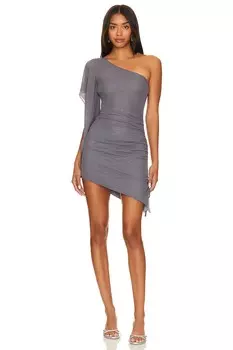 Платье мини superdown Sarahi, цвет Metallic Grey