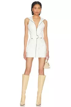 Платье мини superdown Sofia Belted, белый