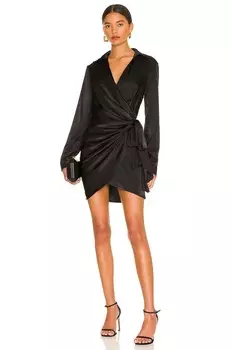 Платье мини superdown Sophie Draped, черный