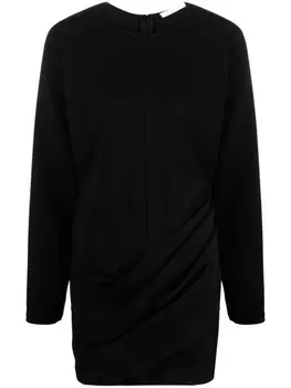 Платье мини The Carter с драпировкой REV, черный