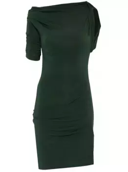 Платье мини The Drapeado JACQUEMUS, зеленый