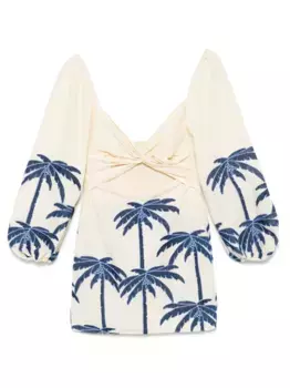 Платье мини The Power of the Sea Johanna Ortiz, нейтральный