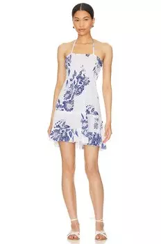 Платье мини Tiare Hawaii Bellini, цвет Belize Blue