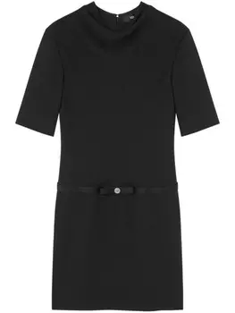 Платье мини-трапеции Versace, черный