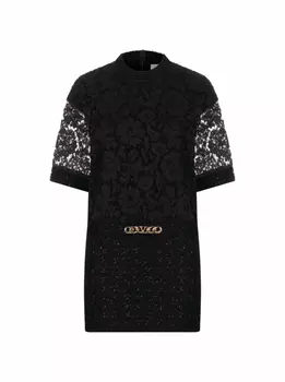 Платье мини V-logo Valentino