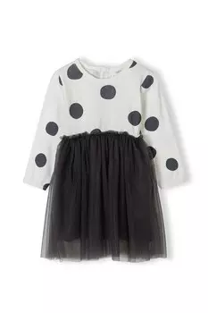 Платье MINOTI, шерсть белая