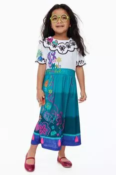 Платье Mirabel от нашего волшебного Encanto H&M, темно-бирюзовыйencanto