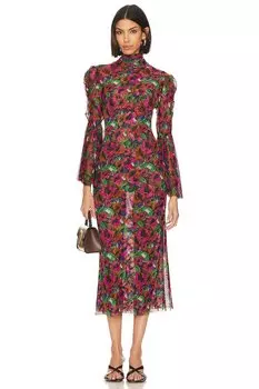 Платье MISA Los Angeles Elektra, цвет Jewel Tone Flora