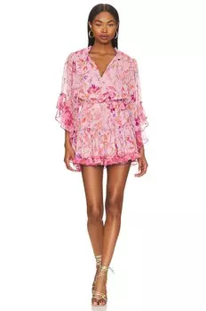 Платье MISA Los Angeles x REVOLVE Ximena, цвет Fire Flora Mix