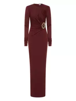 Платье Mischa с длинными рукавами Rebecca Vallance, красный