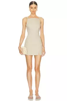 Платье misena от x revolve Amanda Uprichard, бежевый