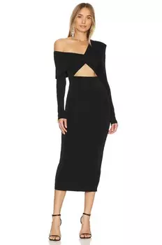 Платье MISHA Anela Slinky, черный