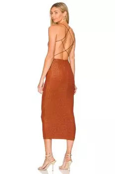 Платье MISHA Rebekah, цвет Copper