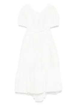 Платье Miss Grant Kids с оборками, белый