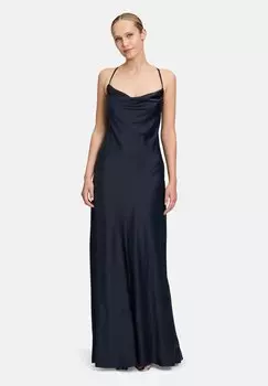 Платье MIT WASSERFALLAUSSCHNITT Vera Mont, синий