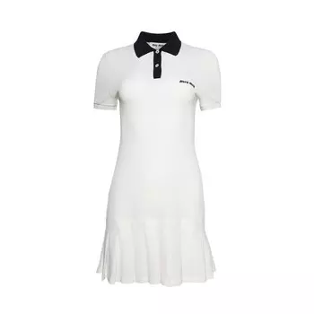 Платье Miu Miu Tennis Dress White, белый