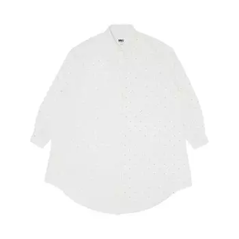 Платье MM6 Maison Margiela Белый/Черный