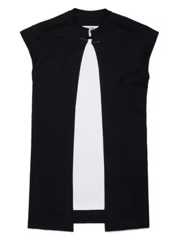Платье MM6 Maison Margiela Kids, черный